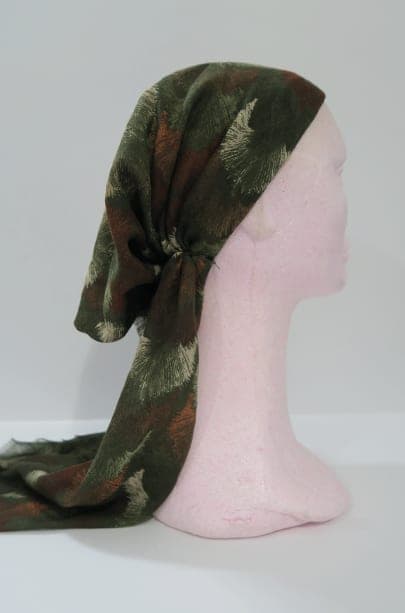 Olive Feather Brushstroke
